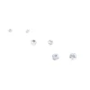 Claire's Clous D'oreilles-Clous d'oreilles ronds - 2 mm, 3 mm, 4 mm
