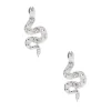 Claire's Clous D'oreilles|Bijoux Premium-Clous d'oreilles serpents décorés en argent