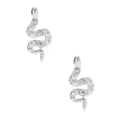 Claire's Clous D'oreilles|Bijoux Premium-Clous d'oreilles serpents décorés en argent