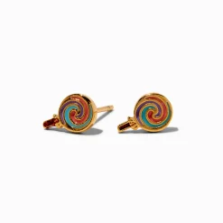 Claire's Clous D'oreilles|Bijoux Premium-Clous d'oreilles sucette couleur dorée C LUXE by Claire's