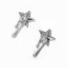 Claire's Clous D'oreilles-Clous d'oreilles étoile coulante strass couleur argentée