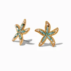 Claire's Clous D'oreilles-Clous d'oreilles étoile de mer strass