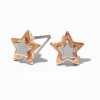 Claire's Clous D'oreilles-Clous d'oreilles étoile en métaux mixtes