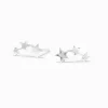 Claire's Clous D'oreilles|Bijoux Premium-Clous d'oreilles étoiles de tailles différentes en argent