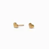 Claire's Clous D'oreilles|Bijoux Premium-C LUXE by Claire's 18kt Gold Plated Cubic Zirconia Cross Stud Earrings
