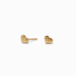Claire's Clous D'oreilles|Bijoux Premium-C LUXE by Claire's 18kt Gold Plated Cubic Zirconia Cross Stud Earrings