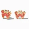 Claire's Clous D'oreilles|Bijoux Premium-C LUXE by Claire's 18kt Gold Plated Crab Stud Earrings