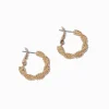 Claire's Anneaux|Bijoux Premium-C LUXE by Claire's 20mm Braided Twist Hoop Earrings