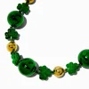 Claire's Colliers-Collier boules à facettes et trèfles Saint-Patrick