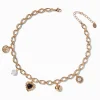 Claire's Colliers-Collier à breloque rétro couleur dorée
