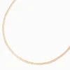 Claire's Colliers-Collier chaîne serpent couleur dorée