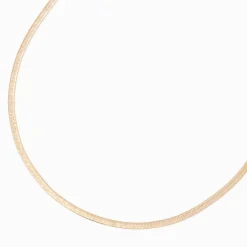 Claire's Colliers-Collier chaîne serpent couleur dorée