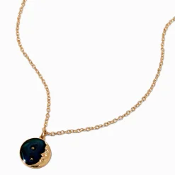 Claire's Colliers-Collier d’humeur à pendentif croissant de lune