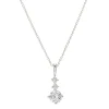 Claire's Clous D'oreilles|Colliers-Collier délicat à pendentif en zircon d'imitation cubique