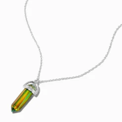 Claire's Colliers-Collier d'humeur à pendentif en strass