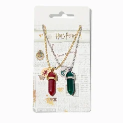 Claire's Colliers-Collier en strass Gryffondor et Serpentard Harry Potter™ - Lot de 2