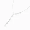 Claire's Colliers-Collier en Y étoile asymétrique couleur argentée