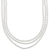 Claire's Colliers-Collier multi-rangs en perles d'imitation
