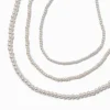 Claire's Colliers-Collier multi-rangs perle d'imitation rose tendre