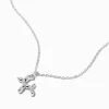 Claire's Colliers-Collier à pendentif animal en ballon miniature couleur argentée