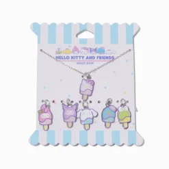Claire's Colliers-Collier à pendentif à breloques multiples Boutique de snacks Hello Kitty® And Friends - Lot de 6