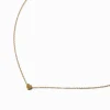 Claire's Colliers-Collier à pendentif cœur acier inoxydable couleur dorée