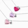 Claire's Colliers-Collier à pendentif cœur trois sœurs best friends - Lot de 3