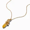 Claire's Colliers-Collier à pendentif en strass mystiques phosphorescents couleur dorée