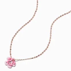 Claire's Colliers-Collier à pendentif fleur rose