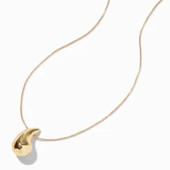 Claire's Colliers-Collier à pendentif goutte couleur dorée