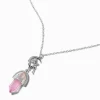 Claire's Colliers-Collier à pendentif mystique fée violet qui change de couleur en réaction aux UV