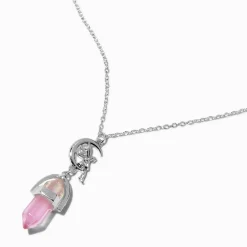 Claire's Colliers-Collier à pendentif mystique fée violet qui change de couleur en réaction aux UV