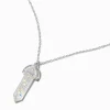 Claire's Colliers-Collier à pendentif mystique à paillettes transparentes qui change de couleur en réaction aux UV