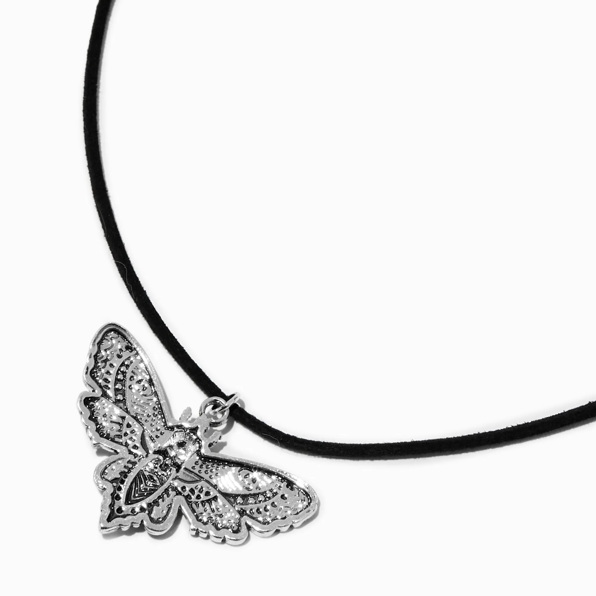 Claire's Colliers-Collier à pendentif papillon de nuit céleste