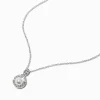Claire's Colliers-Collier à pendentif perle d'imitation et symbole de l'infini couleur argenté