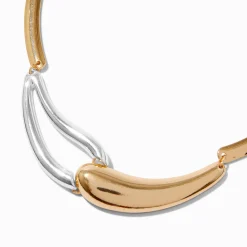 Claire's Colliers-Collier ras-de-cou forme de goutte en métaux mixtes