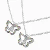 Claire's Colliers-Colliers à pendentif papillon pour grande sœur et petite sœur Best Friends - Lot de 2