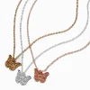 Claire's Colliers-Colliers à pendentif papillon en métaux mixtes - Lot de 3