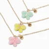 Claire's Colliers-Colliers à pendentif papillon en relief texturé best friends - Lot de 3