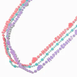 Claire's Colliers-Colliers perlés Pâques - Lot de 3