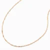 Claire's Colliers-Collier torsadé délicat couleur dorée