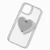 Claire's Compatible Iphone®-Coque de portable avec grip de maintien cœur - Compatible avec iPhone® 13/14/15