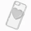 Claire's Compatible Iphone®-Coque de portable avec grip de maintien cœur - Compatible avec iPhone® 6/7/8/SE