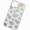 Claire's Compatible Iphone®-Coque de portable boule disco couleur argentée - Compatible avec iPhone® 13/14/15