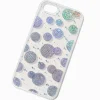 Claire's Compatible Iphone®-Coque de portable boule disco couleur argentée - Compatible avec iPhone® 6/7/8/SE