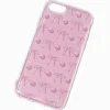 Claire's Compatible Iphone®-Coque de portable coquette avec nœuds roses - Compatible avec iPhone® 6/7/8/SE