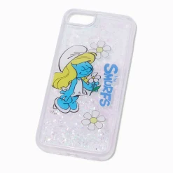 Claire's Compatible Iphone®-Coque de portable remplie d'eau Schtroumpfette Les Schtroumpfs™ - Compatible avec iPhone® 6/7/8/SE
