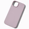 Claire's Compatible Iphone®-Coque de portable unie mauve - Compatible avec iPhone® 15 Plus