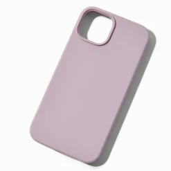 Claire's Compatible Iphone®-Coque de portable unie mauve - Compatible avec iPhone® 13/14/15