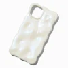 Claire's Compatible Iphone®-Coque de portable vagues blanche - Compatible avec iPhone® 13/14/15
